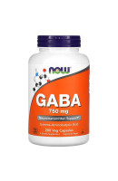 GABA 750 mg NOW (200 вег капсул)