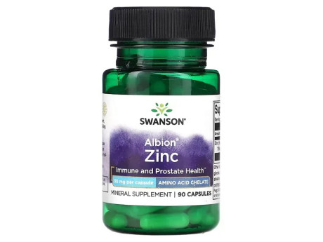Zinc Chelated 30мг Swanson (90 капсул)