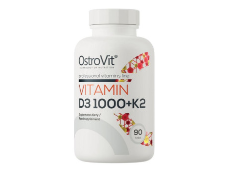Vitamin D3 1000 + K2 OstroVit (90 капсул)