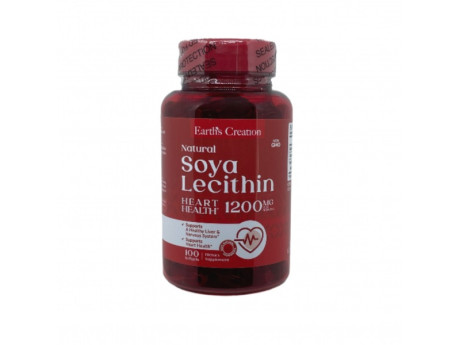 Soya Lecithin 1200мг Earth‘s Creation (100 капсул)