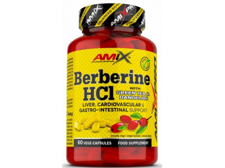 Berberine HCl with GreenTea & Dandelion Amix (60 вег капсул)