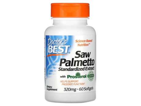 Saw Palmetto with Prosterol 320мг Doctor's Best (60 капсул)