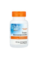Trans-Resveratrol with ResVinol 200мг Doctor's Best (60 капсул)