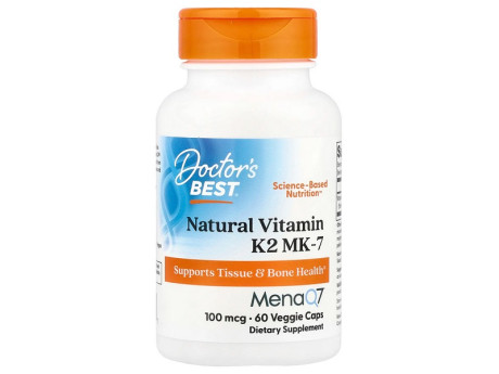 Vitamin K2 MK-7 100мкг Doctor's Best (60 вег капсул)