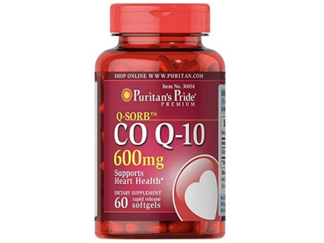 CO Q-10 600мг Puritan's Pride (60 капсул)