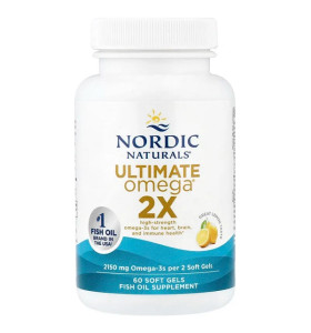 Ultimate Omega 2X 2150мг Nordic Naturals (60 капсул)