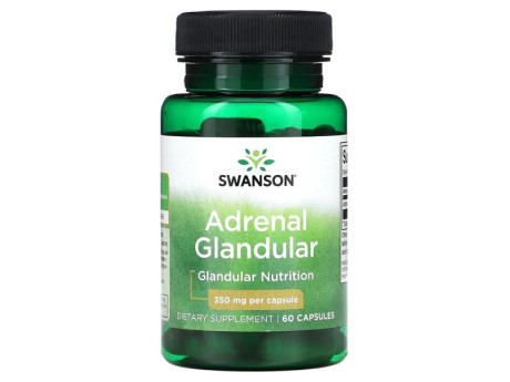 Adrenal Glandular 350мг Swanson (60 капсул)