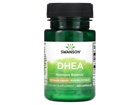 DHEA 50мг Swanson (120 капсул)