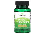 DHEA & Pregnenolone Swanson (60 капсул)