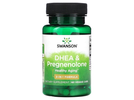 DHEA & Pregnenolone Swanson (60 капсул)