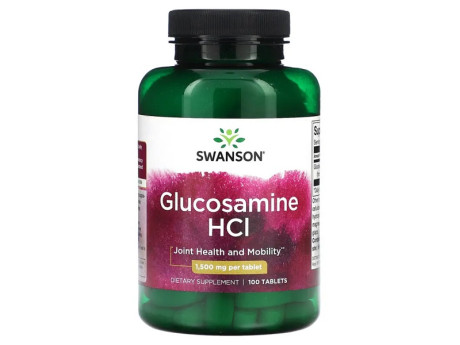 Glucosamine HCl 1500мг Swanson (100 таблеток)