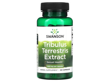 Tribulus Terrestris Extract 500мг Swanson (60 капсул)