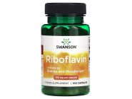 Vitamin B2 Riboflavin 100мг Swanson (120 капсул)