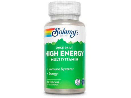 Once Daily High Energy MultiVitamin Solaray (30 вег капсул)