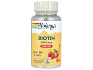 Biotin 5000мкг Solaray (60 вег капсул)