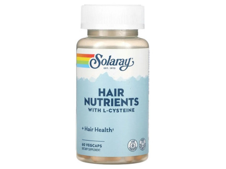 Hair Nutrients With L-Cysteine Solaray (60 вег капсул)