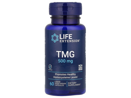 TMG 500мг Life Extension (60 вег капсул)