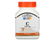 Vitamin C 500мг 21st Century (110 таблеток)