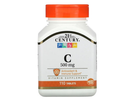 Vitamin C 500мг 21st Century (110 таблеток)
