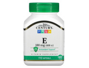 Vitamin E 180мг 400 IU 21st Century (110 капсул)