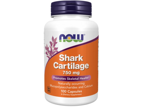 Shark Cartilage 750мг Now Foods (100 капсул)