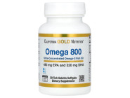 Omega 800 80% EPA/DHA 1000мг California Gold Nutrition (30 капсул)