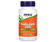 TestoJack 200 Extra Now Foods (60 вег капсул)