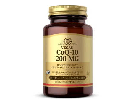 CoQ-10 Megasorb 200мг Solgar (30 капсул)