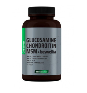 Glucosamine Chondritin MSM + Boswellia Sporter (120 таблеток)