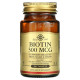 Biotin 300мкг Solgar (100 таблеток)