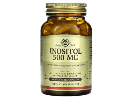 Inositol 500мг Solgar (100 вег капсул)