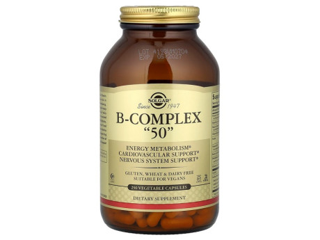 B-Complex 50 Solgar (250 капсул)