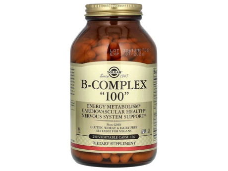 B-Complex 100 Solgar (250 капсул)