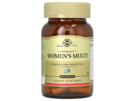 One Daily Womens Multi Solgar (60 капсул)