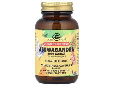 Ashwagandha Solgar (60 капсул)