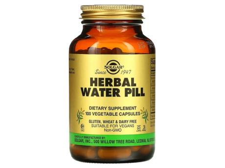 Herbal Water Pill Solgar (100 вег капсул)