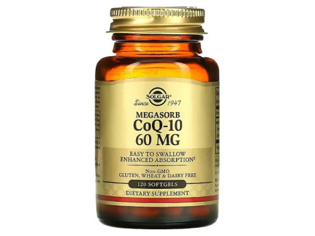 CoQ-10 60мг Solgar (120 капсул)