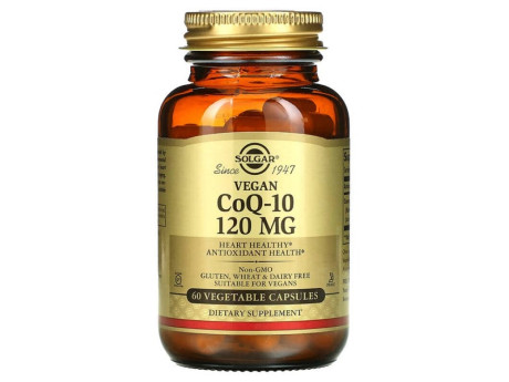 CoQ-10 120мг Solgar (60 капсул)