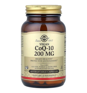 CoQ-10 Megasorb 200мг Solgar (60 вег капсул)