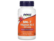MK-7 Vitamin K-2 100мкг NOW foods (120 вег капсул)