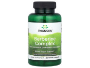 Berberine Complex with Cinnamon, Gymnema & Fenugreek Swanson (90 вег капсул)