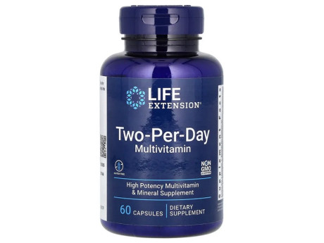 Two-Per-Day Multivitamin Life Extension (60 капсул)