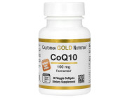 CoQ10 100мг California Gold Nutrition (30 вег капсул)