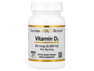 Vitamin D3 2000 IU California Gold Nutrition (90 капсул)