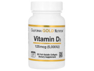 Vitamin D3 5000 IU California Gold Nutrition (90 капсул)