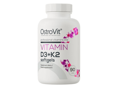 Vitamin D3+K2 OstroVit (90 капсул)