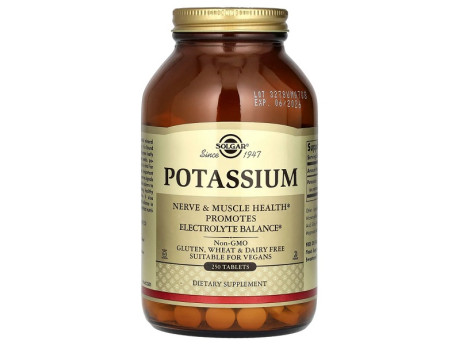 Potassium Solgar (250 таблеток)