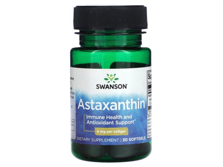 Astaxanthin 8мг Swanson (30 капсул)