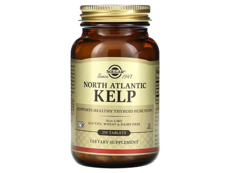 North Atlantic Kelp Solgar (250 таблеток)