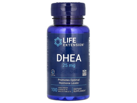 DHEA 25мг Life Extension (100 вег таблеток)